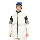 ディーシーシューズ(DC SHOES)(メンズ、レディース)スノーボード ウェア ジャケット SNOW STAND ZIP 24SNDJK233901WHT