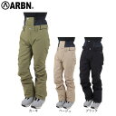 エアボーン(ARBN)(レディース)スノーボード ウェア パンツ ストレートロングパンツ 22-23 AB33WW1413