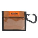 オレンジ(ORANGE)(メンズ、レディース、キッズ)パスケース カラビナ付き PASS CASE YOKO 201249 2038