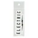エレクトリック(ELECTRIC)(メンズ、レディース、キッズ)UNDERVOLT CLEAR ステッカー E24MA02 BLACK S