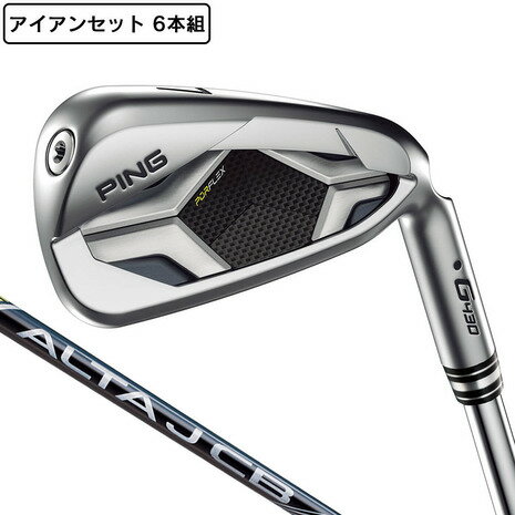 ピン（PING）（メンズ）G430 アイアンセット 6本(6I〜9I、PW、45)ALTA J CB BLACK 2022年