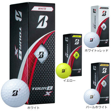 ブリヂストンゴルフ（BRIDGESTONE GOLF）（メンズ）24 ツアーB X ゴルフボール スリーブ(3個入り)