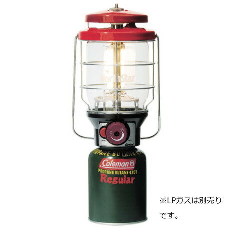 【9/5 24h限定エントリー＆対象4店舗買い回りで最大P10倍！】コールマン（Coleman） ランタン 2500 ノーススター LPガスランタン 2000015521 レッド アウトドア キャンプ ソロキャンプ 防災