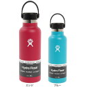 ハイドロフラスク(HydroFlask)水筒 ステンレスボトル 532ml 保温 保冷 18oz スタンダードマウス Standard Mouth