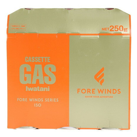 FORE WINDS（FORE WINDS） カセットガス FORE WINDS イソ 3本パック FW-250-IS