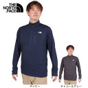 ザ・ノース・フェイス(THE NORTH FACE)(メンズ)長袖Tシャツ ロングスリーブ フラッシュドライスリーディージップアップ NT12201 速乾 UVカット