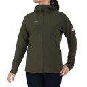 マムート(MAMMUT)(レディース)EUROサイズ 撥水 アウター MACUN 2.0 ソフトシェル フーデッドジャケット アジアンフィット 1011-008...