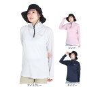 POLEWARDS(レディース)軽量 ストレッチ ドライ COMFORT ハーフジップTシャツ PW2RHB10