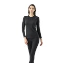 ミズノ(MIZUNO)(レディース)アンダーシャツ ブレスサーモアンダーウエア 中厚 for Active クルーネック長袖シャツ C2JAA83109