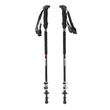シナノ（SINANO）（メンズ）トレッキングポール FAST-125 A/S BK ストック 登山