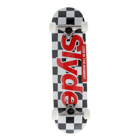 スライド(SLYDE)(キッズ)ジュニア 子供 スケートボード 7.5インチ コンプリート SL-SKD-103-BLK/WHT【ラッピング不可商品】