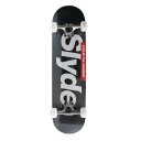 スライド(SLYDE)(キッズ)ジュニア 子供 スケートボード スケボー コンプリート 完成品 7.5インチ SL-SKD-202-BLK【ラッピング不可商品】