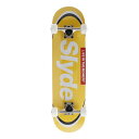 スライド(SLYDE)(キッズ)ジュニア 子供 スケートボード スケボー コンプリート 完成品 7.5インチ SL-SKD-402-YEL【ラッピング不可商品】