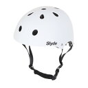 スライド(SLYDE)(メンズ、レディース、キッズ)ヘルメット 子供 大人 男女兼用 スケートボード インラインスケート ABS AR24SS-HEL001WH...