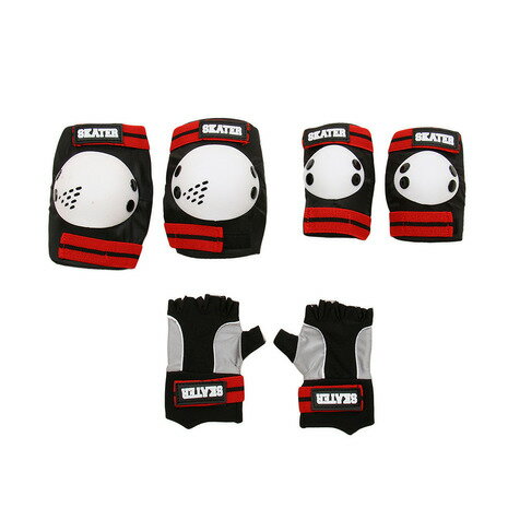 シルバーフォックス(キッズ)エクストリームスポーツ キッズセーフティ3点セット クロ SKSP102BK