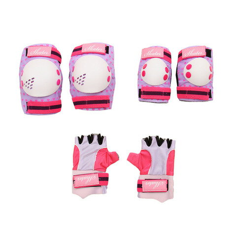 シルバーフォックス(キッズ)エクストリームスポーツ キッズセーフティ3点セット ハート SKSP102H