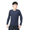 フットマーク(FOOTMARK)(メンズ)ラッシュガード 長袖 プルオーバーTシャツ アクアホール 0241880-19.