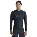 クイックシルバー(Quiksilver)(メンズ)ラッシュガード 長袖 UVカット 速乾 SATURN LR 24SP QLY241023 BLK2(4)