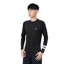 ハーレー(HURLEY)(メンズ)ラッシュガード 長袖 ロングスリーブ PHNTM RASH BP COMP 24 MRG2310039-BLK 速乾 UVカット