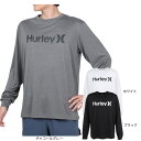 ハーレー（HURLEY）（メンズ）ラッシュガード 長袖 UVカット UPF50 紫外線対策 RASH ONE AND ONLY MRG2310033-CGHT