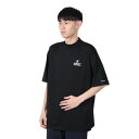 ハーレー(HURLEY)(メンズ)ラッシュガード 半袖 OVRSZD CAL MOCK 半袖Tシャツ 24 MUT2411030-BLK