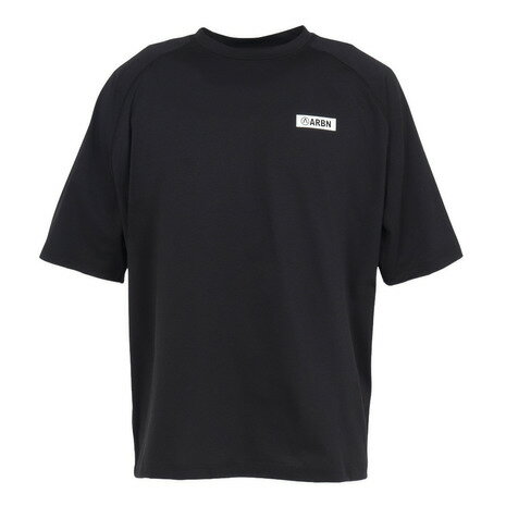 エアボーン（ARBN）（メンズ）ラッシュガード 半袖Tシャツ 水陸両用 AB25SSM-APP903BLK