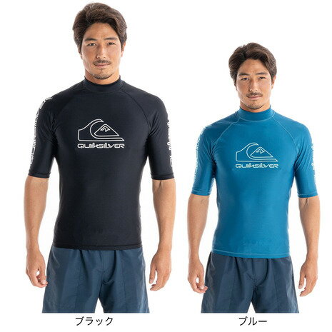 クイックシルバー（Quiksilver）（メンズ）ラッシュガード 半袖 Tシャツ UVカット UPF50+ 水陸両用 NEW TOURS SR QLY231024