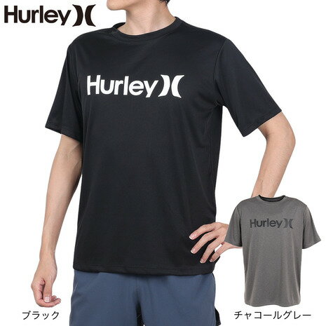 ハーレー（HURLEY）（メンズ）ラッシュガード 半袖 Tシャツ UVカット UPF50 紫外線対策 RASH ONE AND ONLY TEE MRG2310032