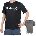 ハーレー（HURLEY）（メンズ）ラッシュガード 半袖 Tシャツ UVカット UPF50 紫外線対策 RASH ONE AND ONLY TEE MRG2310032