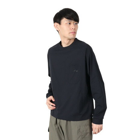 アクア（AQA）（メンズ）遮熱長袖ラッシュ Tシャツ KW-4683 BK