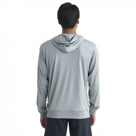 クイックシルバー（Quiksilver）（メンズ）ラッシュガード 長袖 パーカー UVカット 速乾 OMNI MW ZIP HOODIE 24SP QLY241032 HTR 2