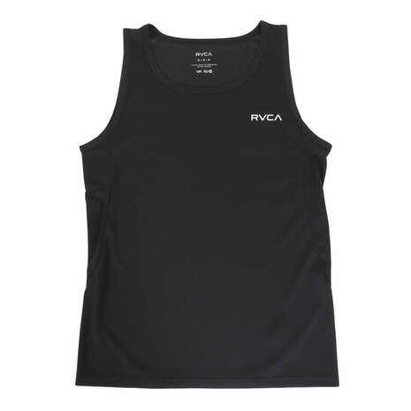 ルーカ(RVCA)(メンズ)UPF50+ 速乾 ストレッチ タンクトップ ラッシュガード SMALL MESH TANK BD041356 BLK ルーカ(RVCA)(メンズ)UPF50+ 速乾 ストレッチ タンクトップ ラッシュガード SMALL MESH TANK BD041356 BLK