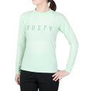 ラスティ(RUSTY)(レディース)ラッシュガード 長袖 UVカット 923480GRN(4)