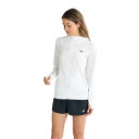 ロキシー(ROXY)(レディース)ラッシュガード 長袖 HISTORICAL LOGO HOODIE ラッシュガード 25SPRLY251032WHT(4)