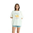 ロキシー(ROXY)(レディース)ラッシュガード 半袖Tシャツ SQUEEZE THE DAY ヴィンテージ風加工 25SURLY252019WHT