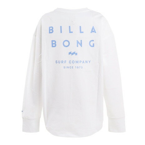 ビラボン（BILLABONG） BIG CLEAN LOGO LS UTILITY UV 長袖Tシャツ BC013856 WHT （レディース）