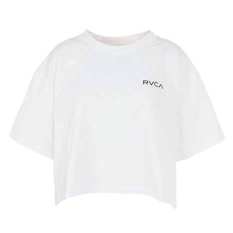 ルーカ(RVCA)(レディース)ラッシュガード 半袖 サーフ クロップド Tシャツ BE04C850 WHT ルーカ(RVCA)(レディース)ラッシュガード 半袖 サーフ クロップド Tシャツ BE04C850 WHT