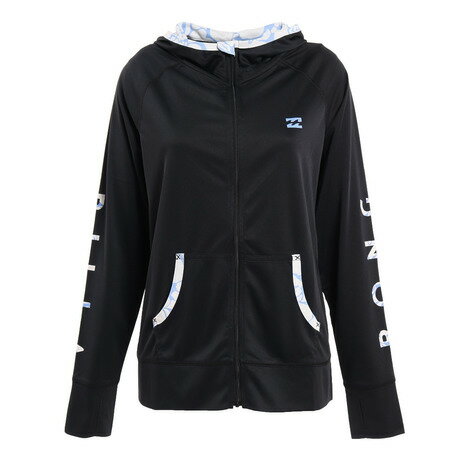 ビラボン（BILLABONG） ZIP HOODED ラッシュガード BC013851 BLK （レディース）