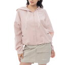 ルーカ(RVCA)(レディース)ラッシュガード 長袖 UTILITY LIGHT JACKET フード付きジップアップジャケット BF043852 MEK0(4)