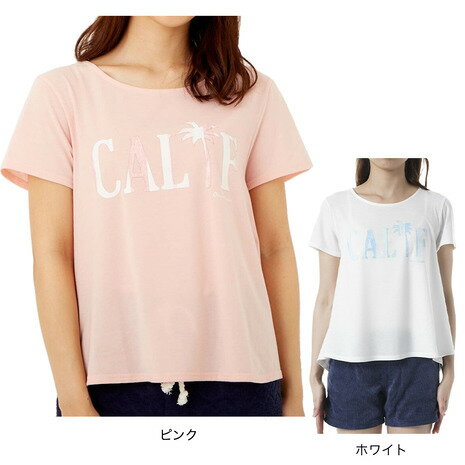 オーシャンパシフィック（Ocean Pacific）（レディース）ラッシュガード 半袖 Tシャツ ロゴ UVカット 水陸両用 529660