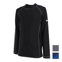 ナイキ(NIKE)(キッズ)スクール水着 ラッシュガード 長袖 フードなし 子供 男の子 ボーイズ UVカット UPF50+ 紫外線対策 速乾 SWIM BOY...