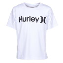 ハーレー(HURLEY)(キッズ)ジュニア ラッシュガード 半袖 ONE AND ONLY Tシャツ BRG2331001-WHT