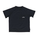 アクア(AQA)(キッズ)ジュニア 半袖 遮熱ラッシュTシャツ KW-4682TJR BK