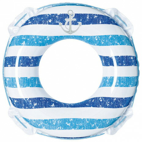 イガラシ(IGARASHI)(メンズ、レディース)ヴィンテージボーダー 浮き輪 80cm 25RLD-80P BL