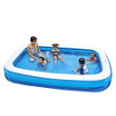 イガラシ(キッズ)ビニールプール ジャイアントレクタングルプール 305cm×183cm×50cm 23KT JL687959 家庭用 子供用 水遊び