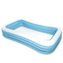 インテックス(INTEX)(メンズ、レディース、キッズ)Swim Center インフレータブル ファミリープール ライトブルー 58484 大型 家庭用