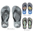 クイックシルバー（Quiksilver）（キッズ）ビーチサンダル ビーサン ジュニア 子供 水遊び MOLOKAI ART YOUTH 23SP KSD231956