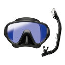 リーフツアラー(REEFTOURER)(メンズ、レディース)TUSAsport ミラーレンズシュノーケル2点セット 25UC0118M BKBKA(4)