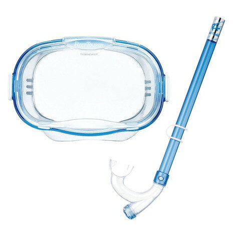 リーフツアラー（REEFTOURER）（キッズ）子ども用 シュノーケリング 2点セット 25RC9202 CLB シュノーケリング マスク スノーケリング シュノーケル セット