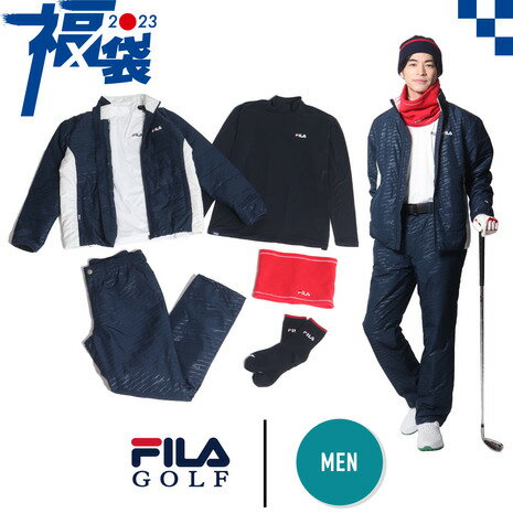 フィラ（FILA） 2023年新春福袋 FILA ゴルフ メンズ 7点セット 782101-NV （メンズ）